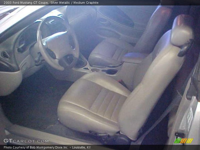Silver Metallic / Medium Graphite 2003 Ford Mustang GT Coupe