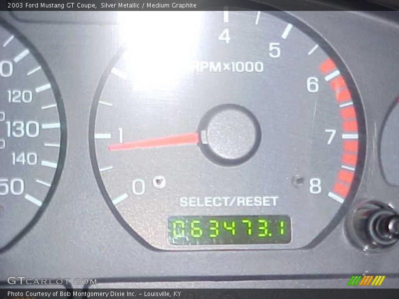 Silver Metallic / Medium Graphite 2003 Ford Mustang GT Coupe