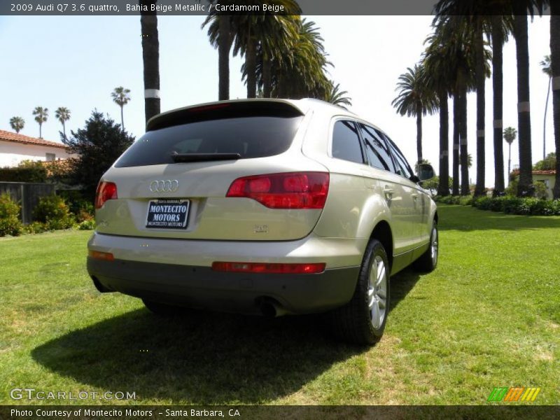 Bahia Beige Metallic / Cardamom Beige 2009 Audi Q7 3.6 quattro