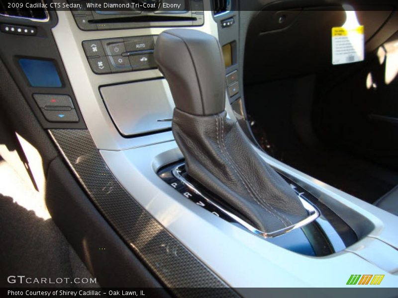 White Diamond Tri-Coat / Ebony 2009 Cadillac CTS Sedan