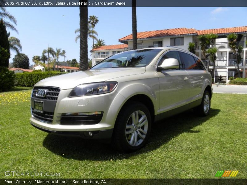 Bahia Beige Metallic / Cardamom Beige 2009 Audi Q7 3.6 quattro