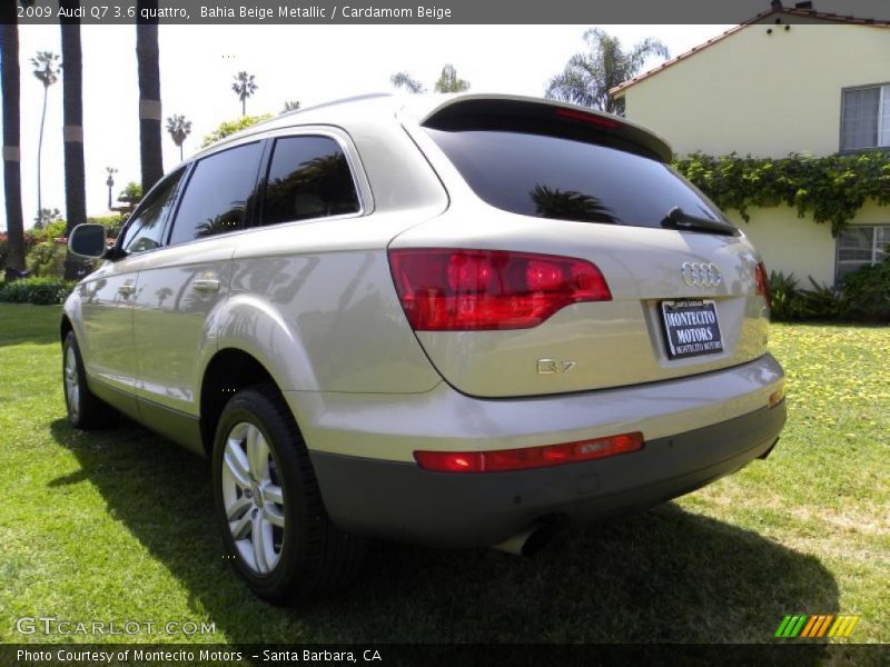 Bahia Beige Metallic / Cardamom Beige 2009 Audi Q7 3.6 quattro