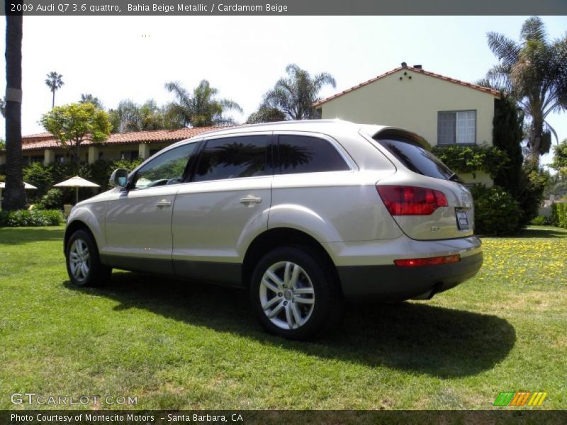 Bahia Beige Metallic / Cardamom Beige 2009 Audi Q7 3.6 quattro