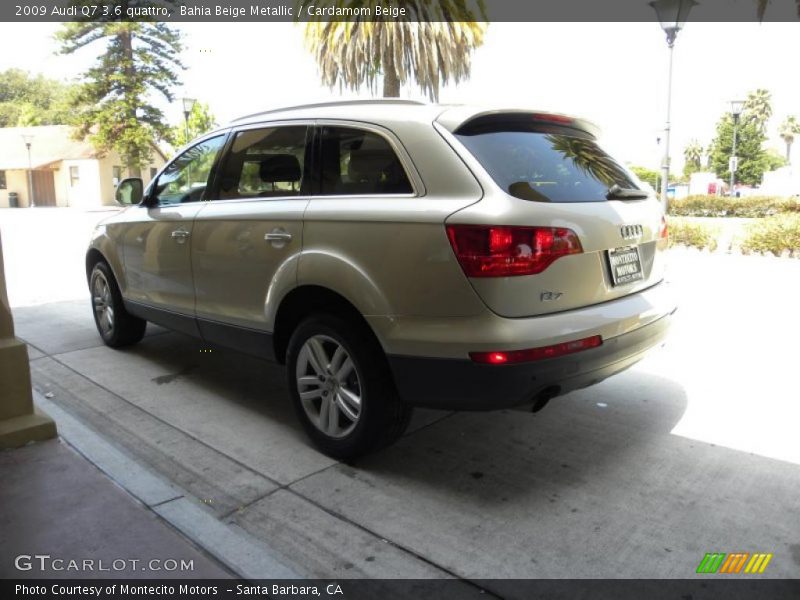 Bahia Beige Metallic / Cardamom Beige 2009 Audi Q7 3.6 quattro