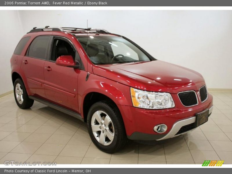 Fever Red Metallic / Ebony Black 2006 Pontiac Torrent AWD