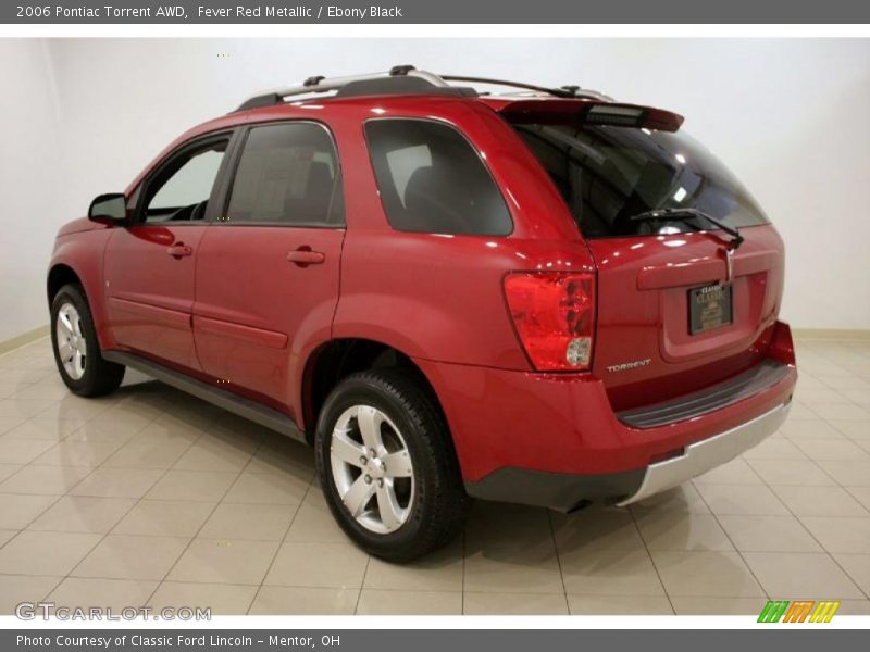 Fever Red Metallic / Ebony Black 2006 Pontiac Torrent AWD