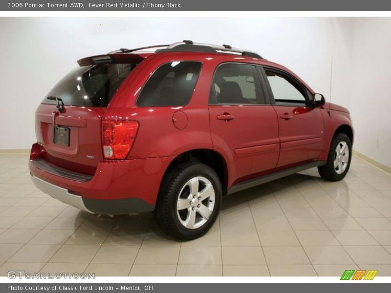 Fever Red Metallic / Ebony Black 2006 Pontiac Torrent AWD