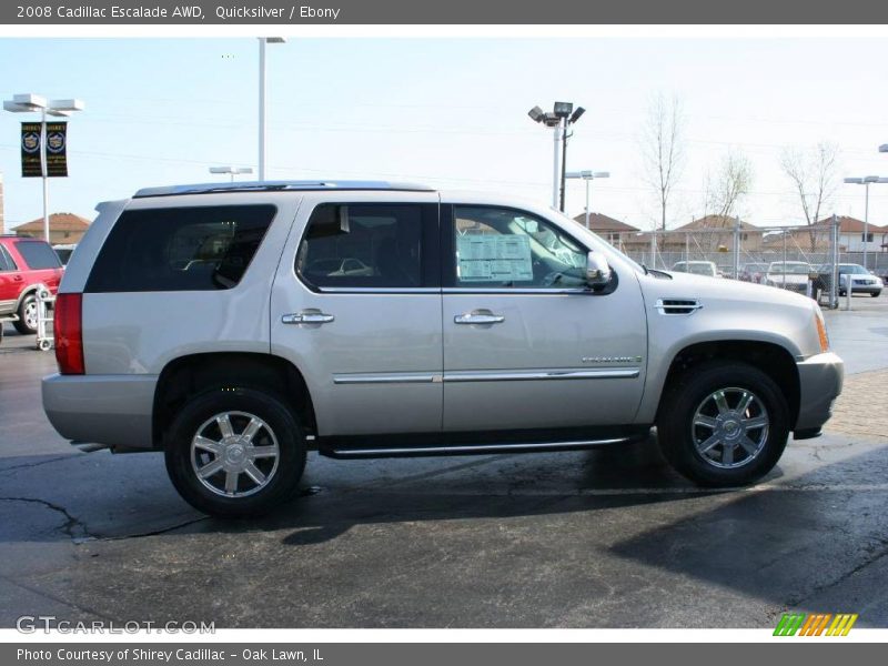 Quicksilver / Ebony 2008 Cadillac Escalade AWD