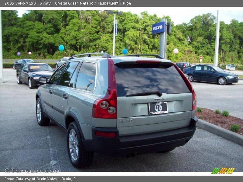 Crystal Green Metallic / Taupe/Light Taupe 2005 Volvo XC90 T6 AWD