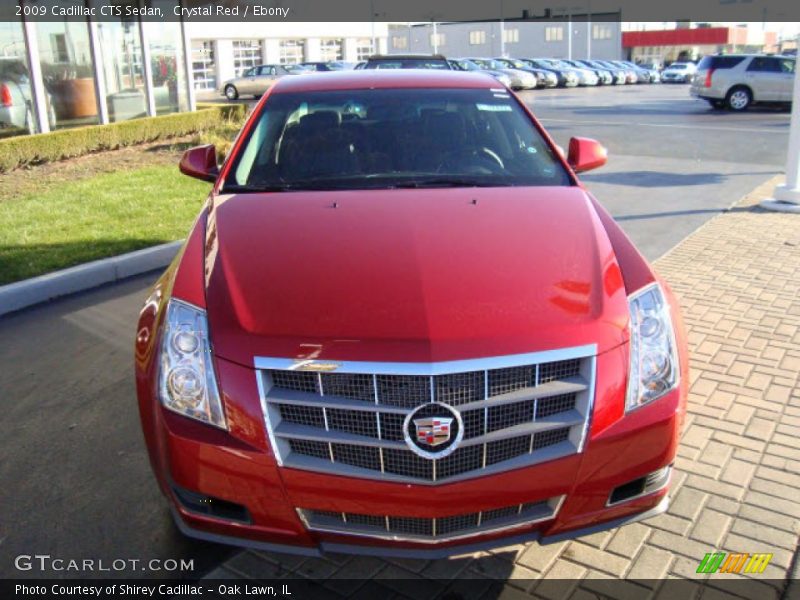 Crystal Red / Ebony 2009 Cadillac CTS Sedan