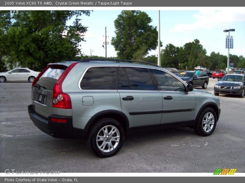 Crystal Green Metallic / Taupe/Light Taupe 2005 Volvo XC90 T6 AWD