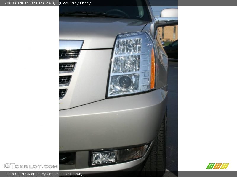 Quicksilver / Ebony 2008 Cadillac Escalade AWD