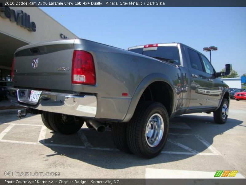 Mineral Gray Metallic / Dark Slate 2010 Dodge Ram 3500 Laramie Crew Cab 4x4 Dually