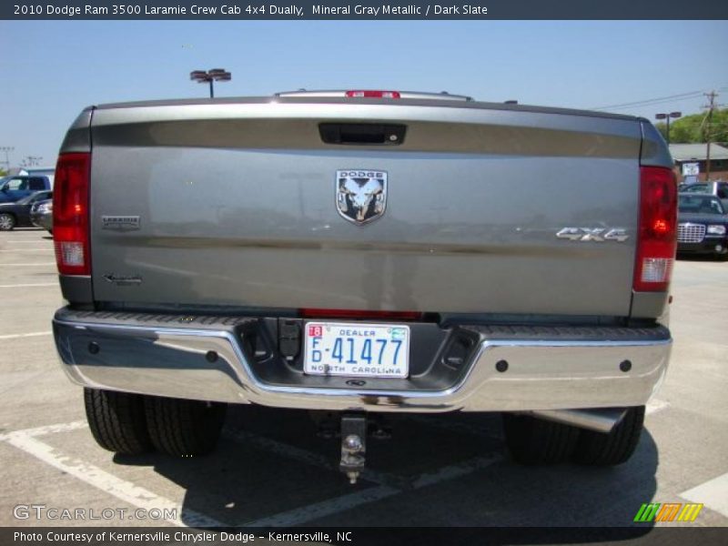 Mineral Gray Metallic / Dark Slate 2010 Dodge Ram 3500 Laramie Crew Cab 4x4 Dually