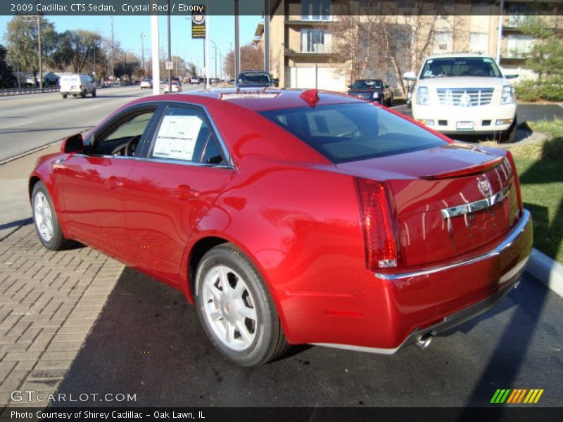Crystal Red / Ebony 2009 Cadillac CTS Sedan