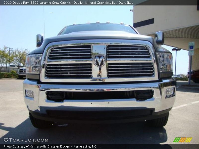Mineral Gray Metallic / Dark Slate 2010 Dodge Ram 3500 Laramie Crew Cab 4x4 Dually