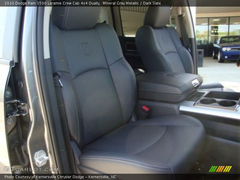 Mineral Gray Metallic / Dark Slate 2010 Dodge Ram 3500 Laramie Crew Cab 4x4 Dually