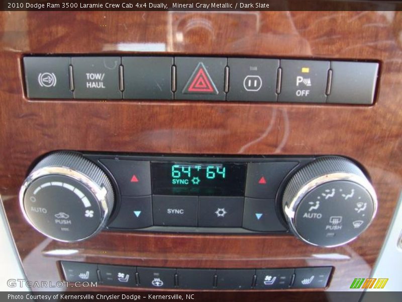 Mineral Gray Metallic / Dark Slate 2010 Dodge Ram 3500 Laramie Crew Cab 4x4 Dually
