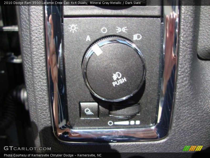 Mineral Gray Metallic / Dark Slate 2010 Dodge Ram 3500 Laramie Crew Cab 4x4 Dually
