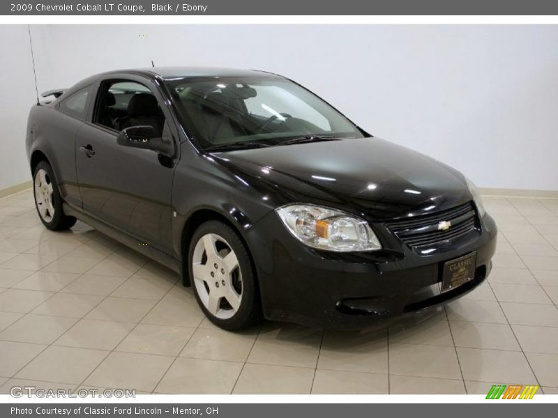 Black / Ebony 2009 Chevrolet Cobalt LT Coupe