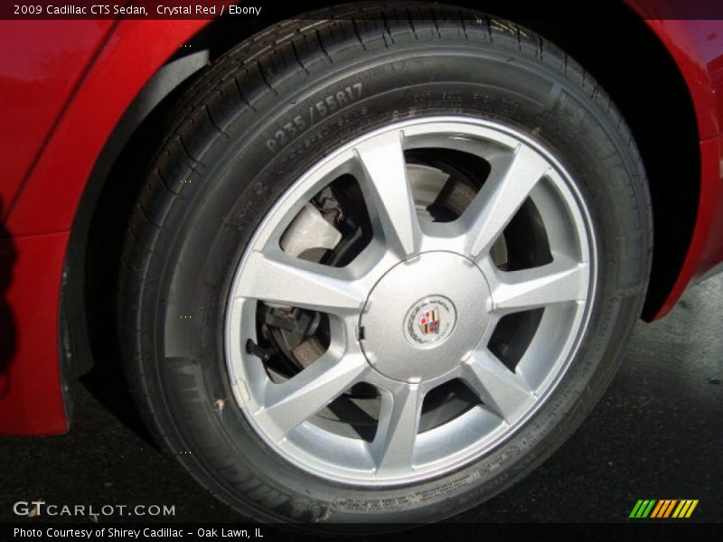 Crystal Red / Ebony 2009 Cadillac CTS Sedan