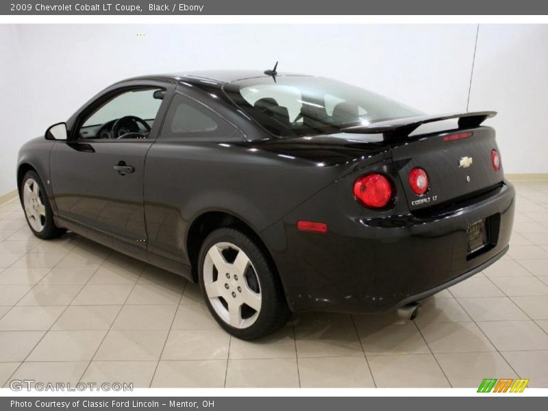 Black / Ebony 2009 Chevrolet Cobalt LT Coupe