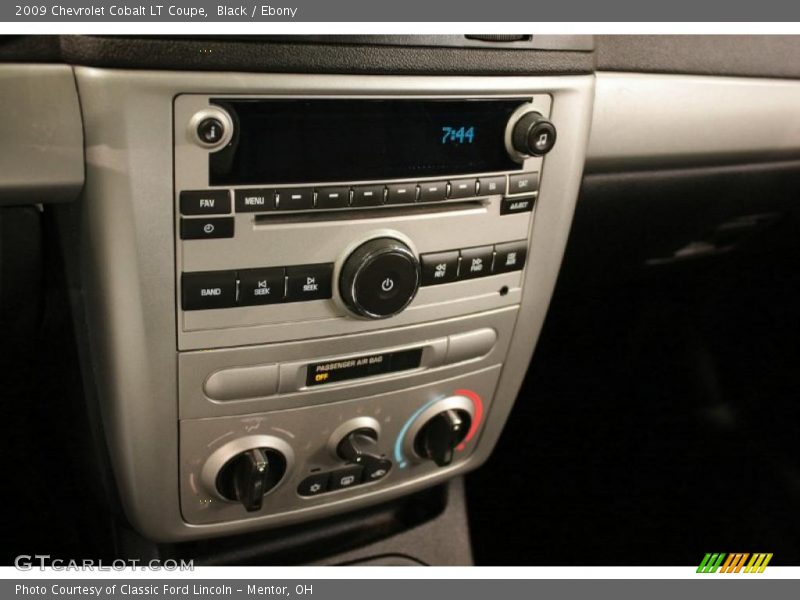Black / Ebony 2009 Chevrolet Cobalt LT Coupe