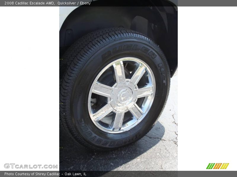 Quicksilver / Ebony 2008 Cadillac Escalade AWD