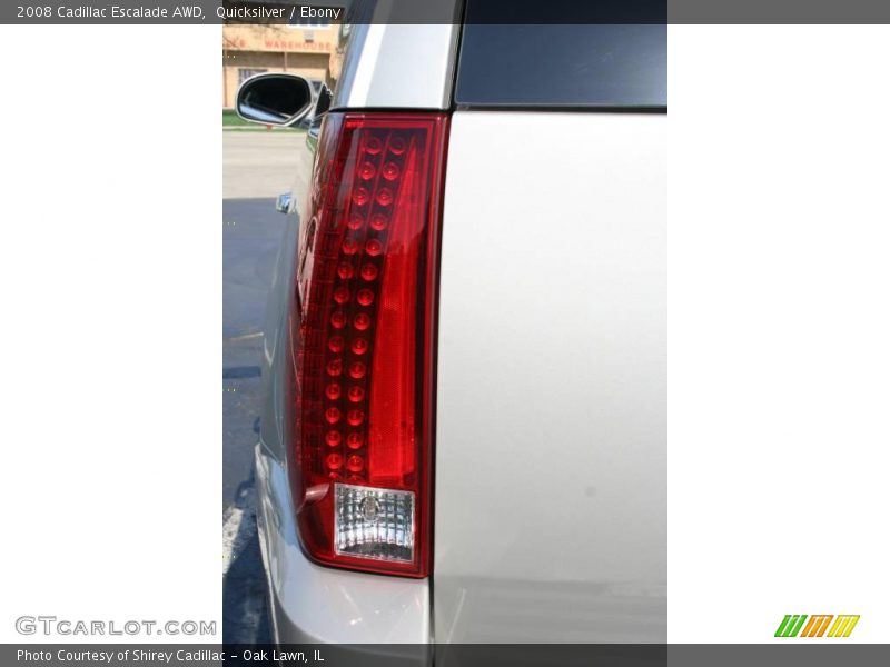 Quicksilver / Ebony 2008 Cadillac Escalade AWD