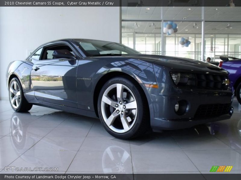 Cyber Gray Metallic / Gray 2010 Chevrolet Camaro SS Coupe