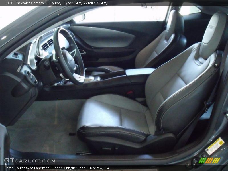 Cyber Gray Metallic / Gray 2010 Chevrolet Camaro SS Coupe