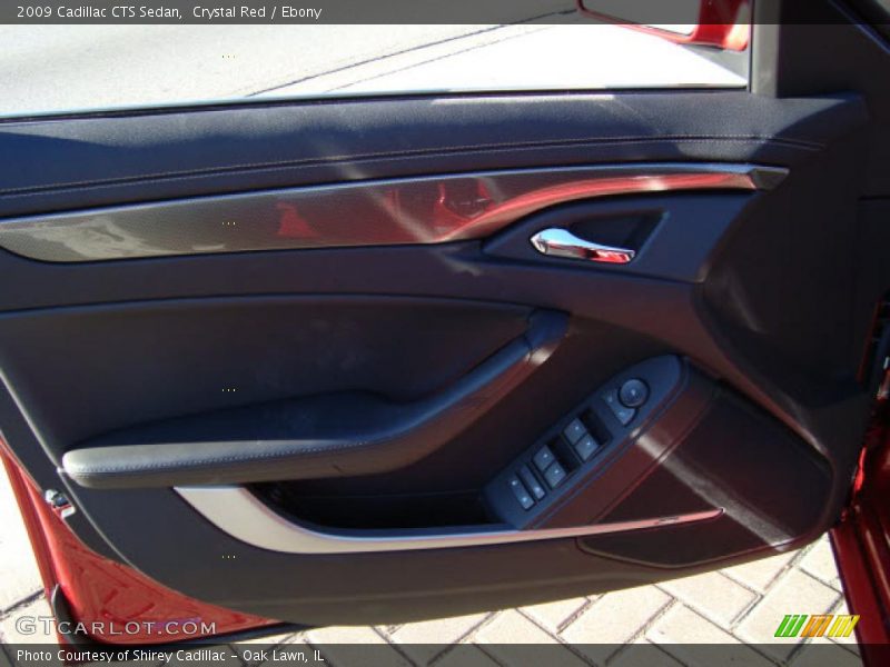 Crystal Red / Ebony 2009 Cadillac CTS Sedan