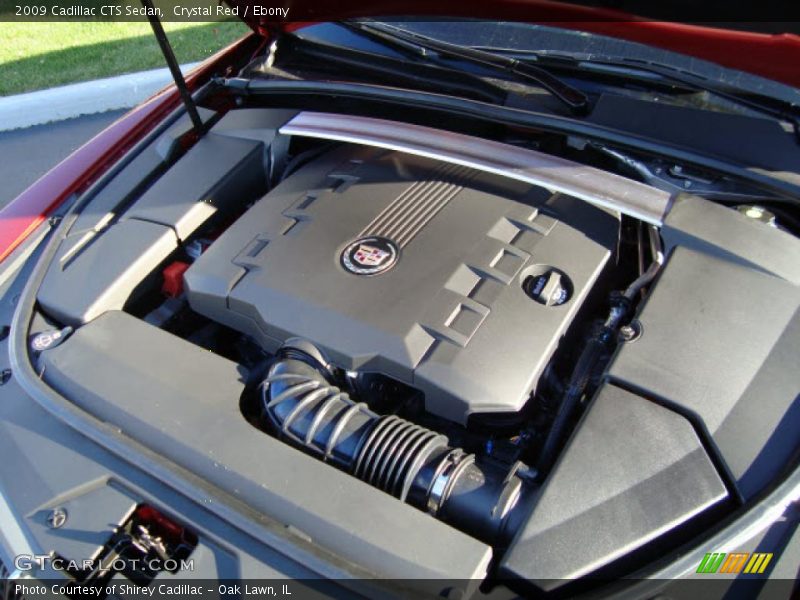 Crystal Red / Ebony 2009 Cadillac CTS Sedan