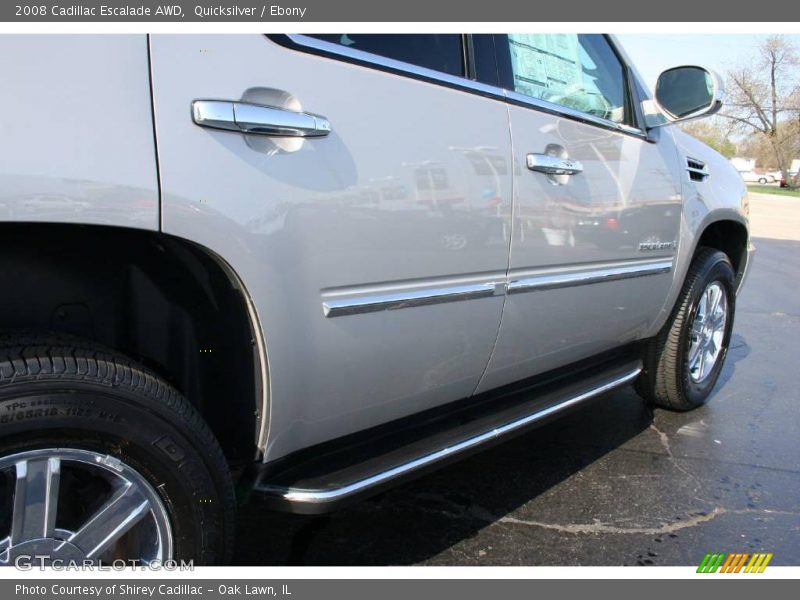 Quicksilver / Ebony 2008 Cadillac Escalade AWD