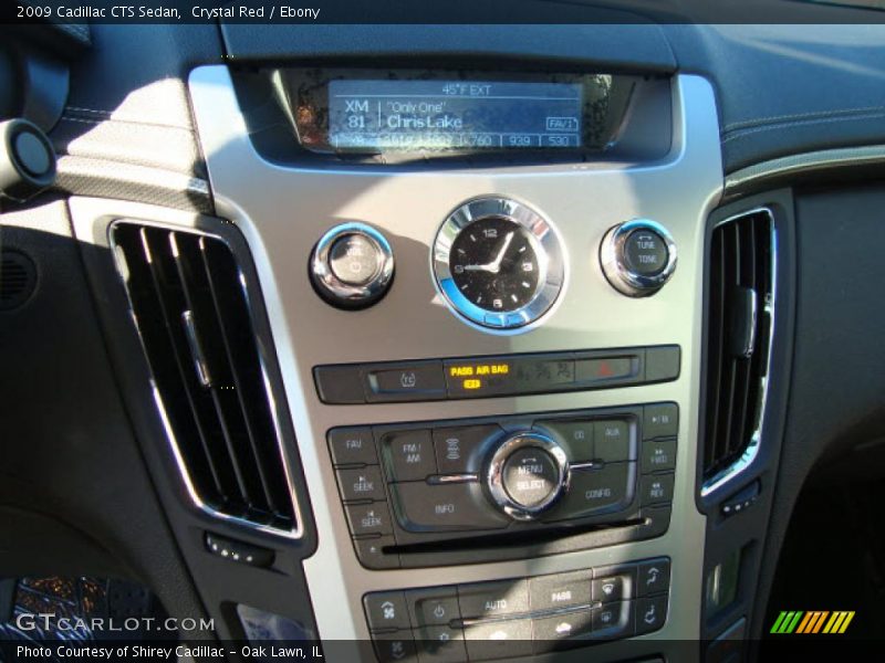 Crystal Red / Ebony 2009 Cadillac CTS Sedan