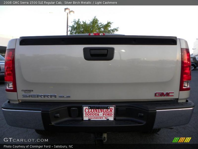 Silver Birch Metallic / Light Cashmere 2008 GMC Sierra 1500 SLE Regular Cab