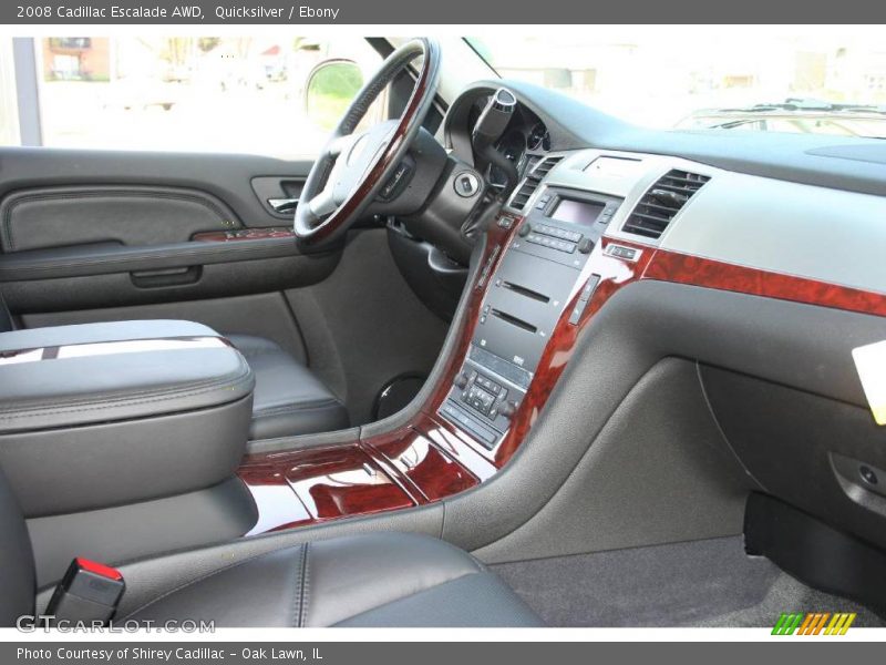 Quicksilver / Ebony 2008 Cadillac Escalade AWD