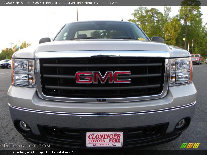 Silver Birch Metallic / Light Cashmere 2008 GMC Sierra 1500 SLE Regular Cab