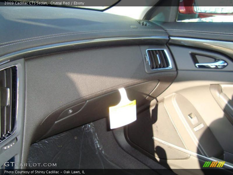 Crystal Red / Ebony 2009 Cadillac CTS Sedan