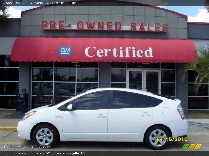 Super White / Beige 2006 Toyota Prius Hybrid