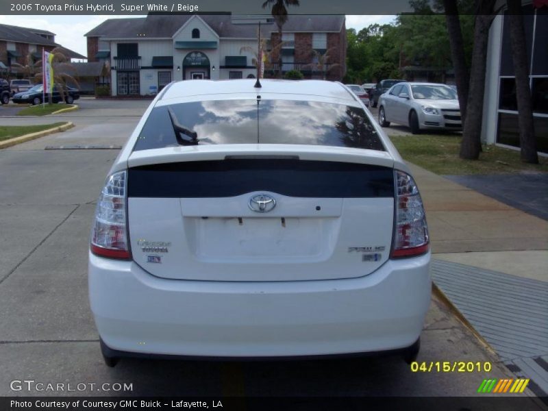 Super White / Beige 2006 Toyota Prius Hybrid