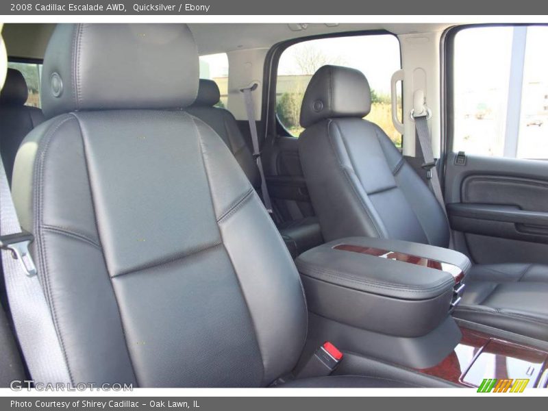 Quicksilver / Ebony 2008 Cadillac Escalade AWD