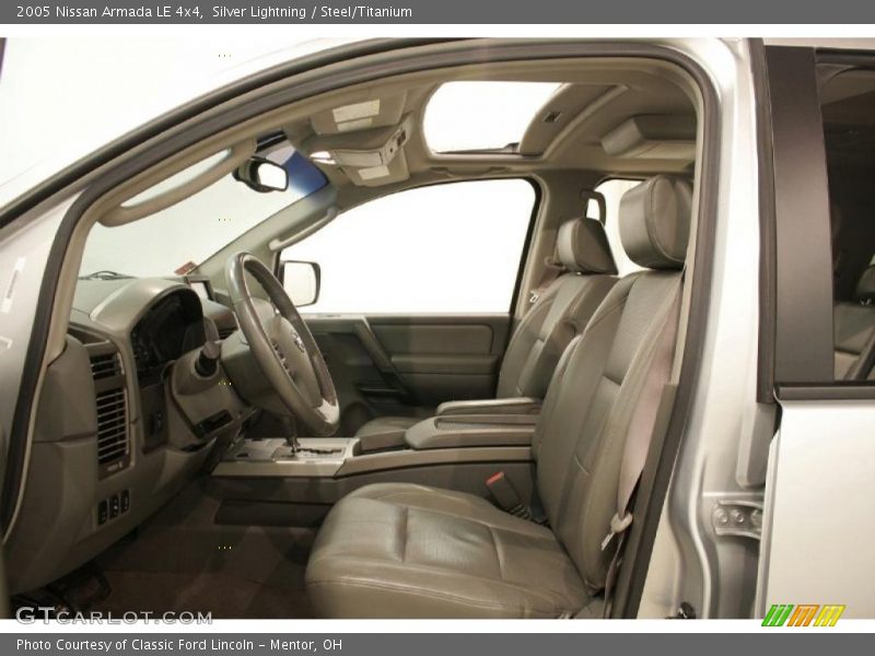 Silver Lightning / Steel/Titanium 2005 Nissan Armada LE 4x4