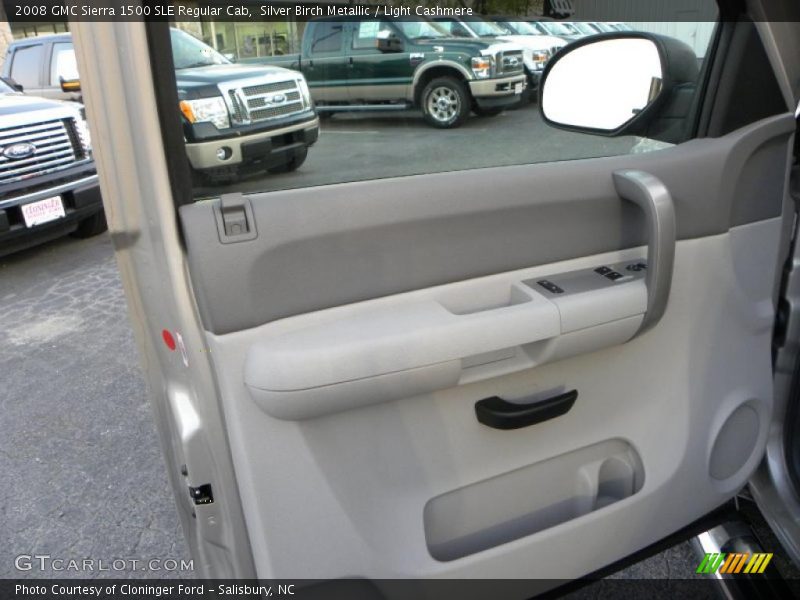 Silver Birch Metallic / Light Cashmere 2008 GMC Sierra 1500 SLE Regular Cab