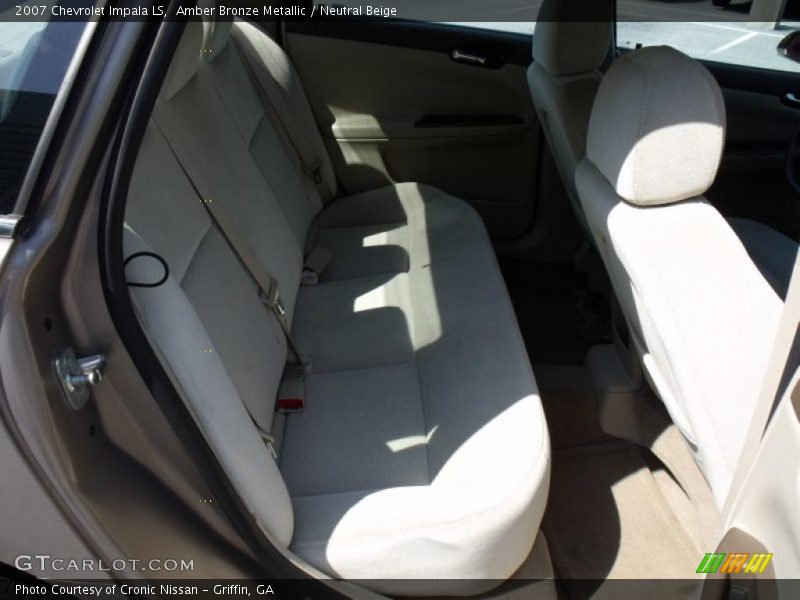 Amber Bronze Metallic / Neutral Beige 2007 Chevrolet Impala LS