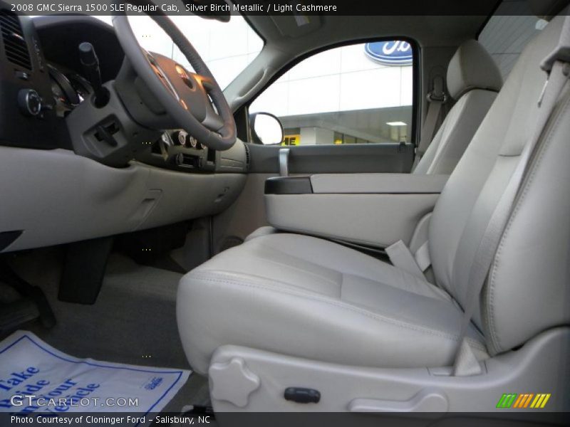 Silver Birch Metallic / Light Cashmere 2008 GMC Sierra 1500 SLE Regular Cab
