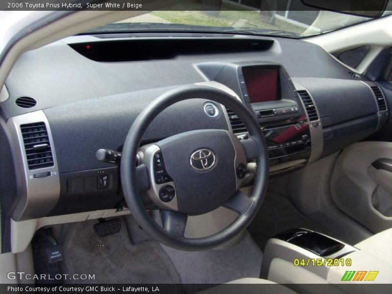 Super White / Beige 2006 Toyota Prius Hybrid