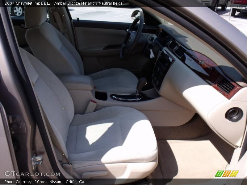 Amber Bronze Metallic / Neutral Beige 2007 Chevrolet Impala LS