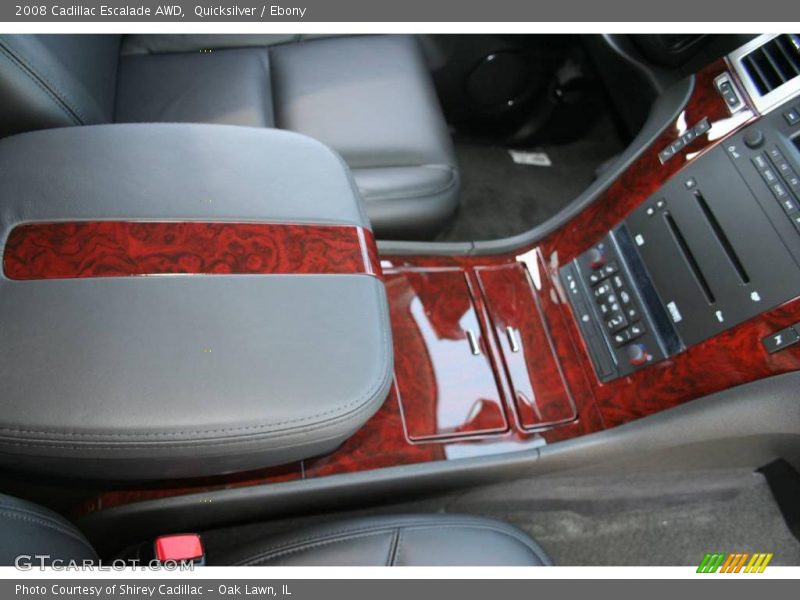 Quicksilver / Ebony 2008 Cadillac Escalade AWD