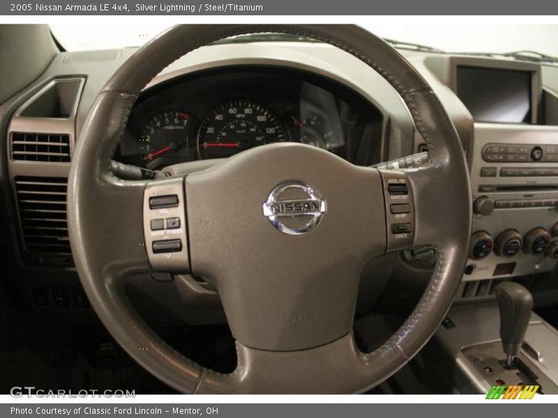 Silver Lightning / Steel/Titanium 2005 Nissan Armada LE 4x4